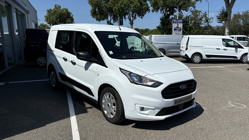 Ford Transit Connect - 1.5 ECOBLUE 100 S&S FOURGON CABINE APPROFONDIE